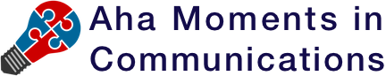 Aha moments in communications logo